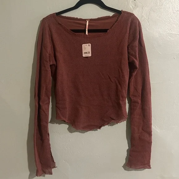 Free People Mesh Shirt - Picture 2 of 7